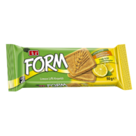 Eti 18123 Form Bisküvi 50Gr Limon Lifli